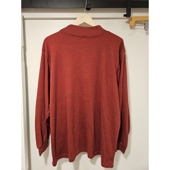NWT Allison Lane mock turtleneck, burgundy red color, Size 3x - Picture 2 of 3